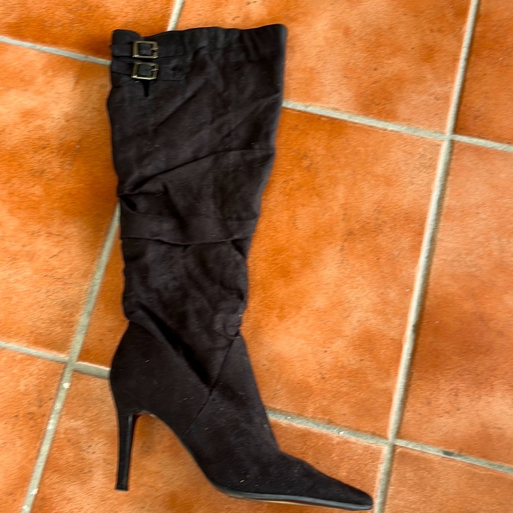 Juliana black knew high boots